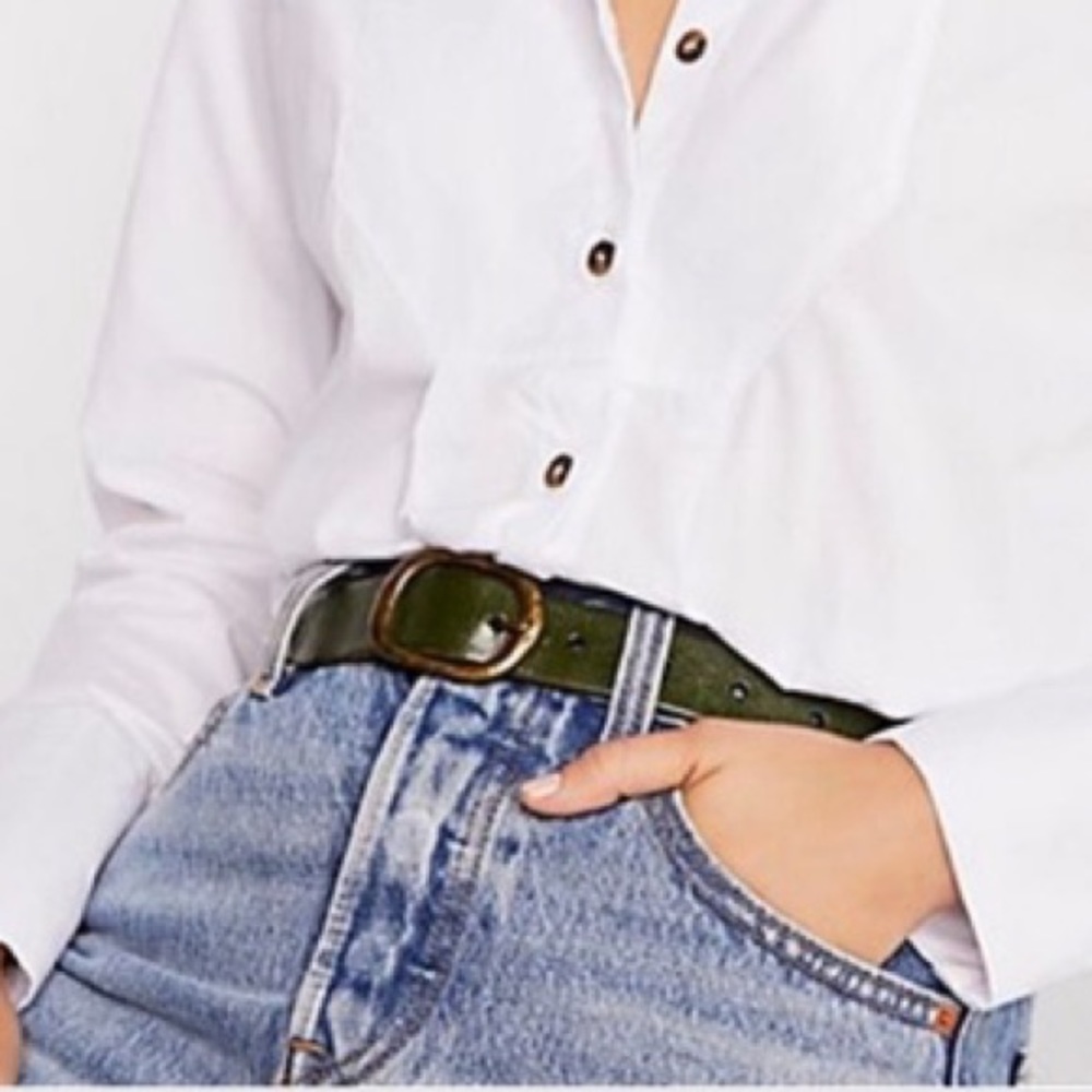 Green Free People Belt